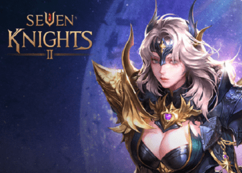 Seven Knights 2 - Shield of Protection Ophelia in action in the mobile RPG's Nightmare Chapter.